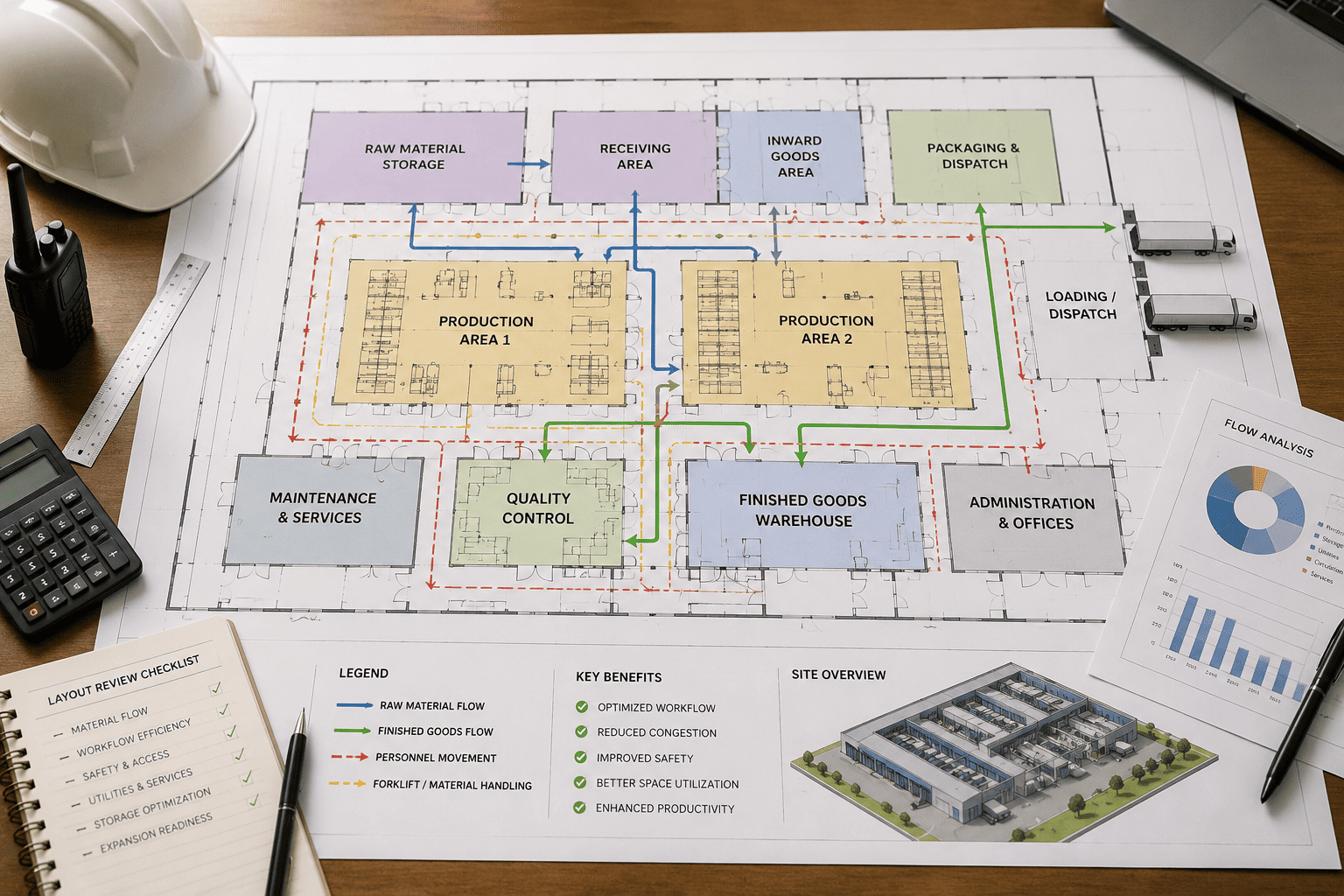 Industrial Layout Realignment Review Image